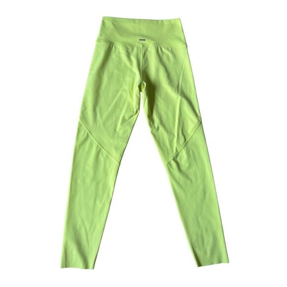 Aerie AEO Chill Play Move High Rise Leggings size L Neon Yellow Green - Picture 3 of 7